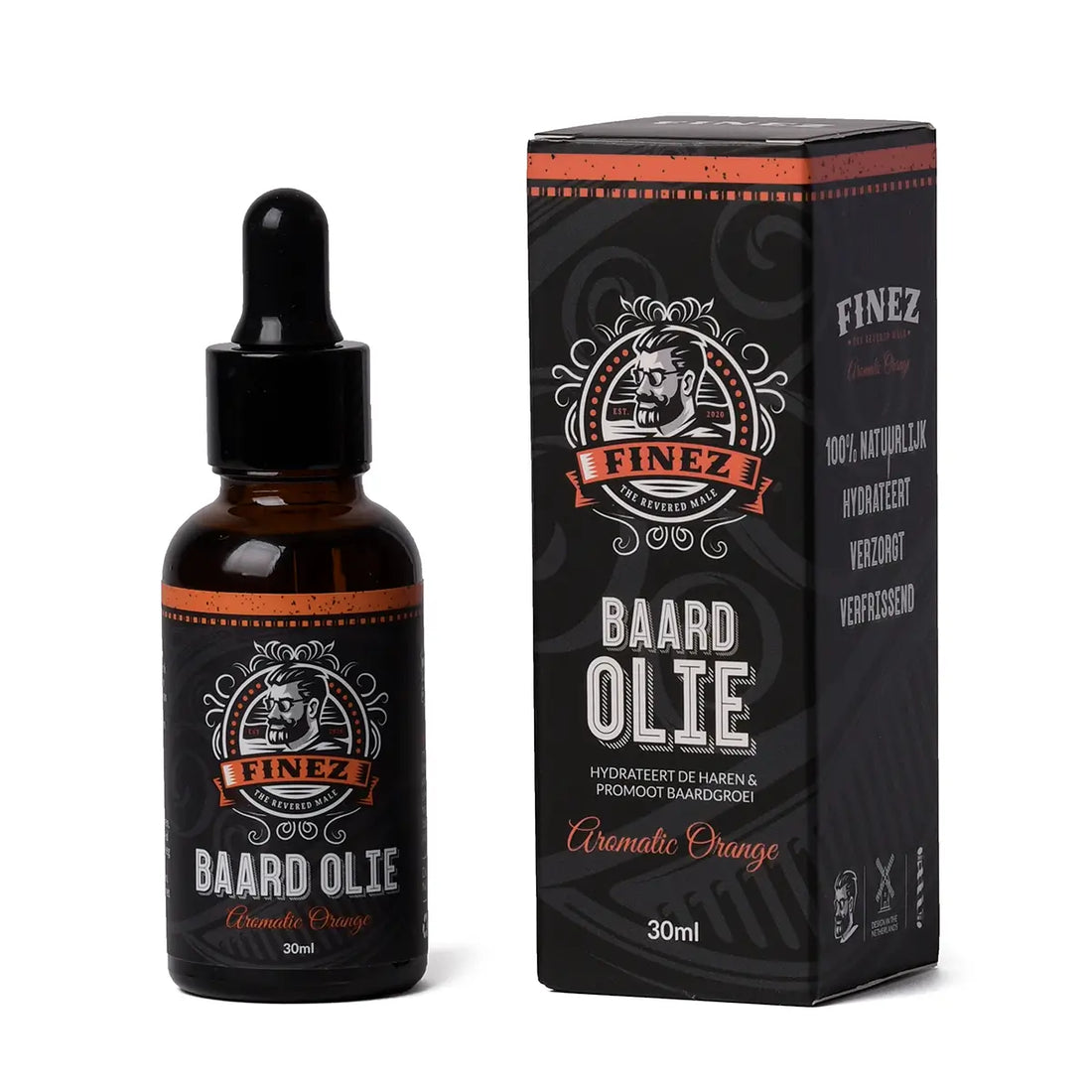 Finez baardolie met Aromatic Orange geur.