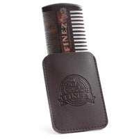Finez Dubbelzijdige Baardkam gemaakt van beukenhout - Beardcomb